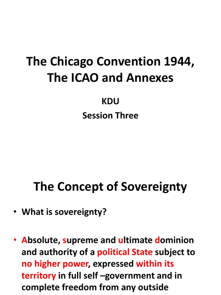 Chicago Convention 1944 Summary