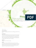 Peoples Perception Study Renewable Energy in India 2014 PDF