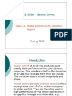 ECE 8830 - Electric Drives: Topic 13: Vector Control of AC Induction Topic 13: Vector Control of AC Induction Motors