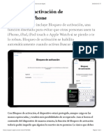 Bloqueo de Activación de Buscar Mi Iphone - Soporte Técnico de Apple PDF