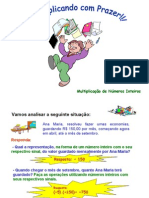 Matemática PPT - Multiplicações Inteiros