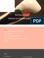 Patologias em Forros de Gesso