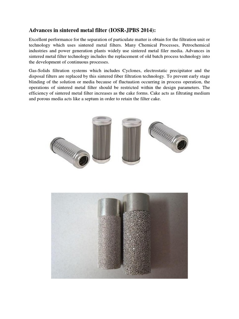 Advances in Pharmaceutical Filtration | PDF | Filtration | Chemical ...