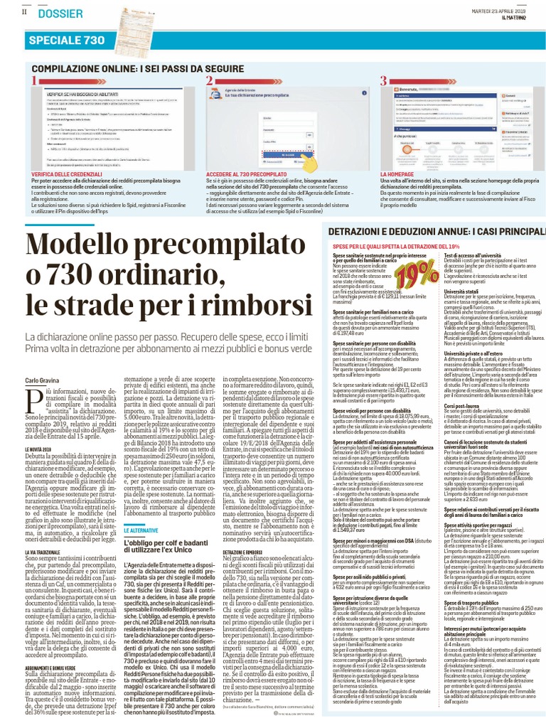 Modello o 730 ordinario, le strade per i rimborsi