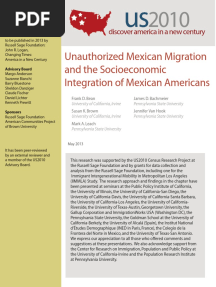 Unauthorized Mexican Migration PDF