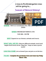 field trip to national museum of natural history