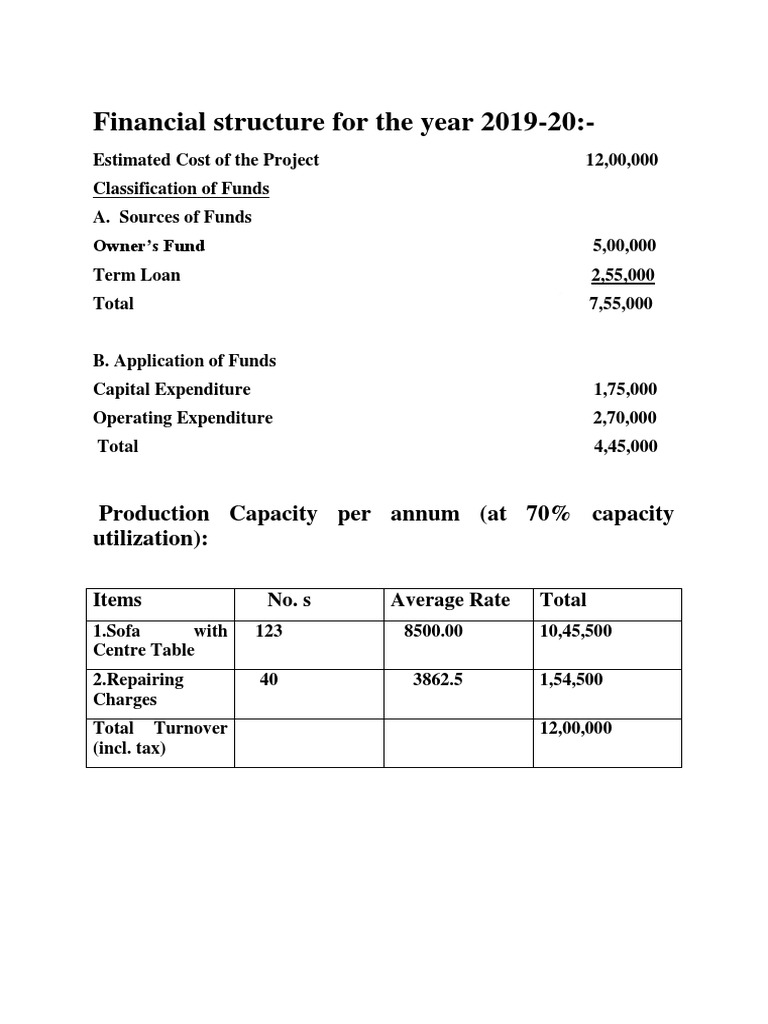 Business Plan Final | PDF | Fixed Capital | Expense