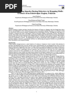 Factors Affecting Impulse Buying Behaviors in Shopping Malls: Evidence From Bahawalpur Region, Pakistan