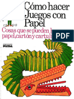 Cómo Hacer Juegos Con Papel PDF