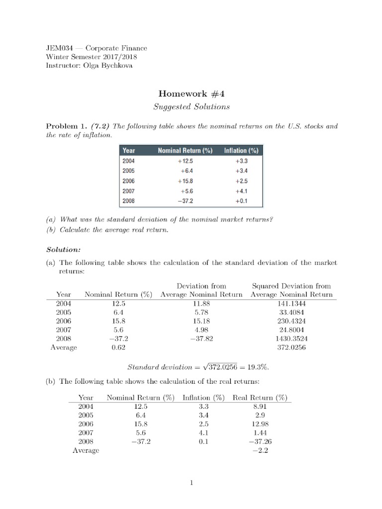 Chapter 7 Solution | PDF