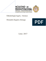 Olmedo Zegarra Arteaga .Odontología Legal y Forence