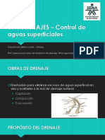 Instalación y control de drenajes superficiales