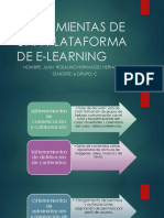 Herramientas de Una Plataforma de E-learning 
