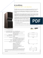 Modular WST Line Source: Usable Bandwidth (-10dB) Nominal Directivity (-6dB)