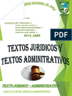 Textos Juridicos y Textos Adminitrativos