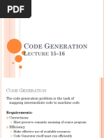 2018 - Lecture - 14 - Code Generation - 2 PDF