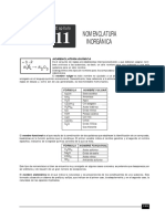 11 - NOMENCLATURA INORGANICA