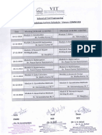 Research Methodology Class Schedule -FS-18