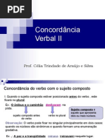 Português PPT - Concordância Verbal II