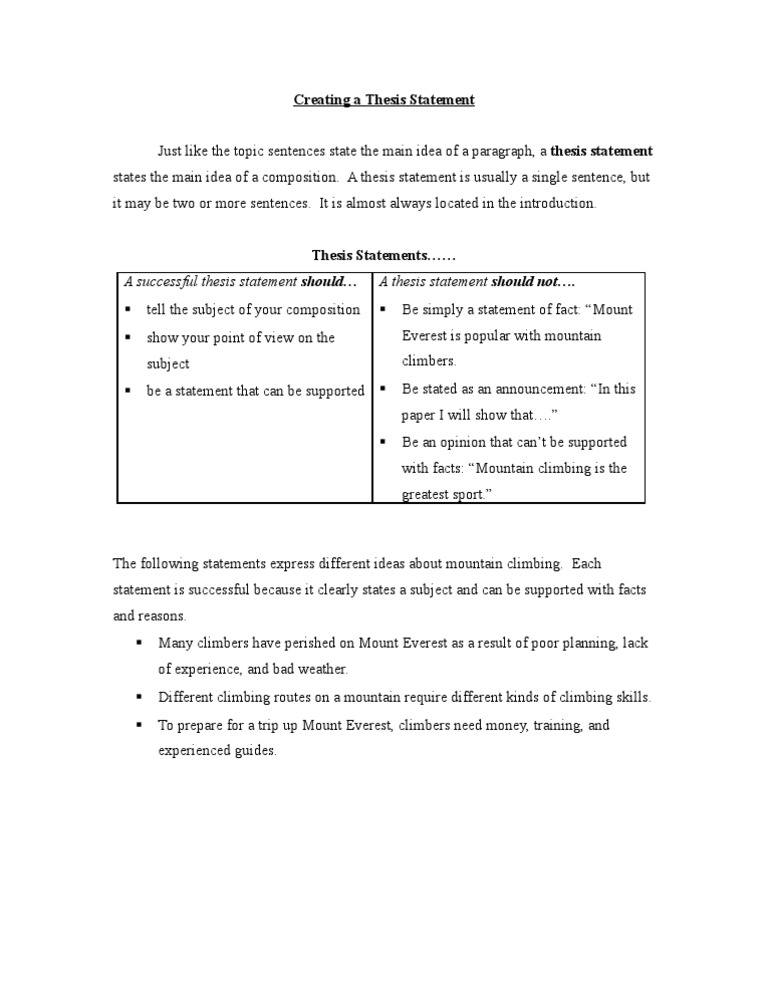 Thesis statement comments picture