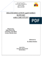 Death Education and Family Support With Case Study