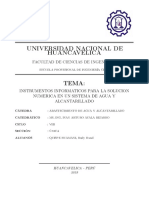 Instrumentos Informaticos para La Solucion Numerica en Un Sistema de Agua y Alcantarillado PDF