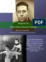 Biografía Padre Alberto Hurtado fundador Hogar Cristo