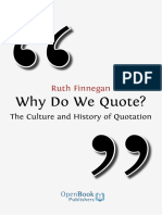 Finnegan Ruth - Why We Quote, PDF
