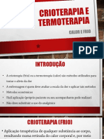 Crioterapia e Termoterapia