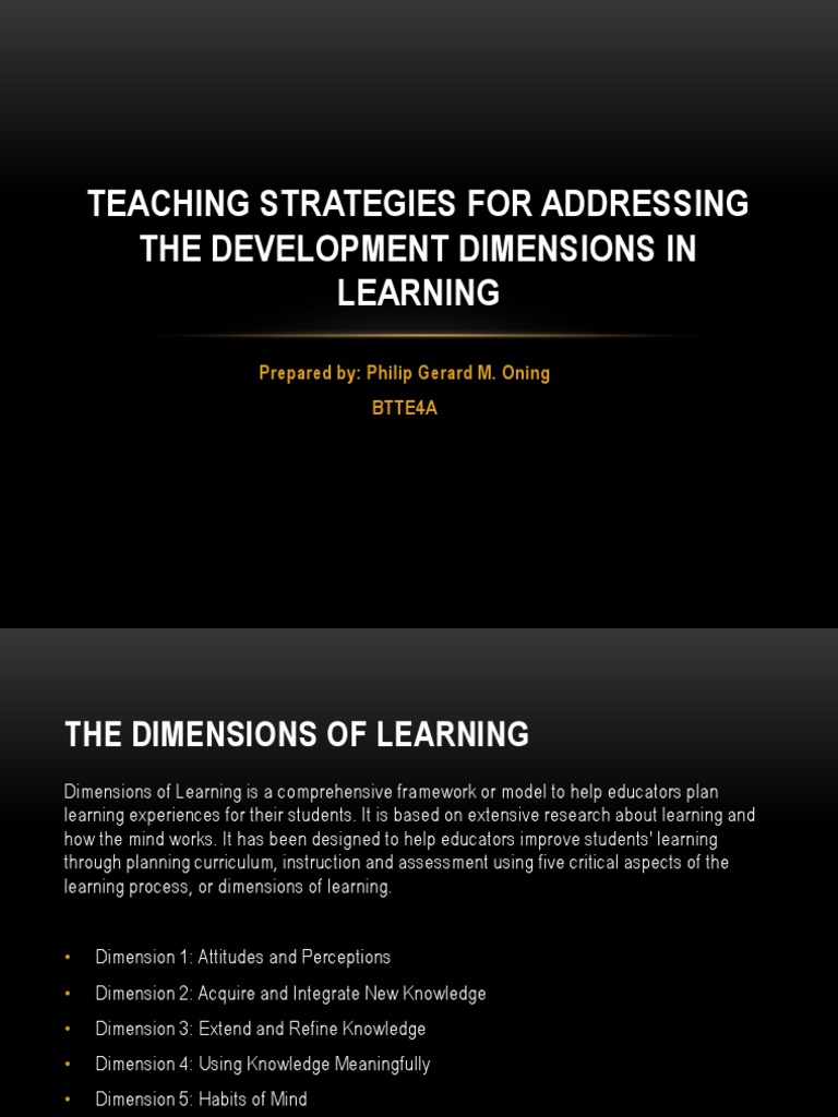 Teaching Strategies PDF Learning Knowledge