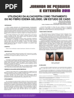 Utilização da Alcachofra como tratamento do fibro edema gelóide - um estudo de caso