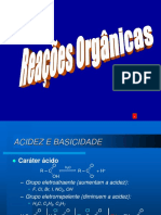 Acides e Basicidade Dos Compostos Orgânicos