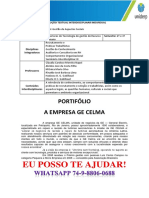 Anhanguera Unopar a Empresa Ge Celma 2 e 3 Semestre