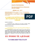 ANHANGUERA Clínica de Estética Para Tratamento de Câncer TGPI 4 a 7 Sem