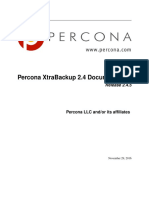 Percona Xtra Backup 2.4.5 PDF