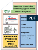 Fundición por inyección en matriz o dados