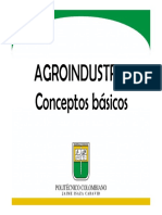 1 A. Conceptos Básicos de Agroindustria
