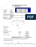 Diseño losa aligerada módulo asistencial centro salud