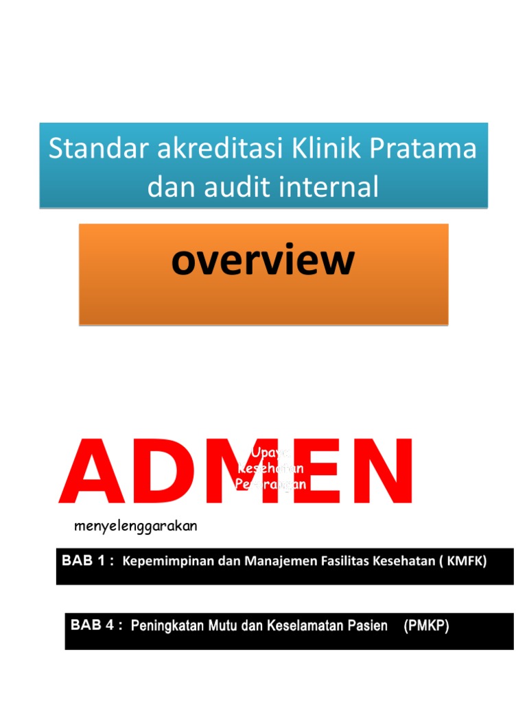 Standar Akreditasi Klinik Pratama | PDF
