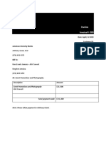 Invoice 089 for Event Promotions and Photography