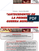 Antecedentes Pimera Guerra Mundial