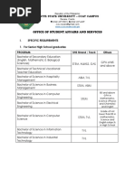 Admission Senior High Strand