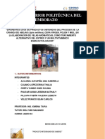 Escuela Superior Politécnica Del Chimborazo: 1.-Datos Informativos