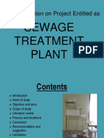 Sewage Treatment Plant Power Point