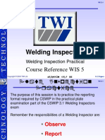 Welding Inspection: Course Reference WIS 5