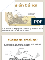 Erosión eólica: procesos, formas y efectos