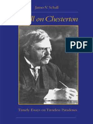 Schall On Chesterton PDF, PDF, G. K. Chesterton