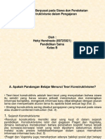 61655959 Pengajaran Berpusat Pada Siswa Dan Pendekatan Kontruktivisme Dalam