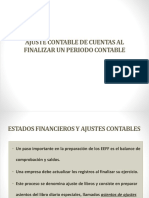 Ajustes contables de cierre de periodo