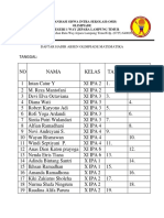 Absen Hadir Olimpiade Matematika 2018